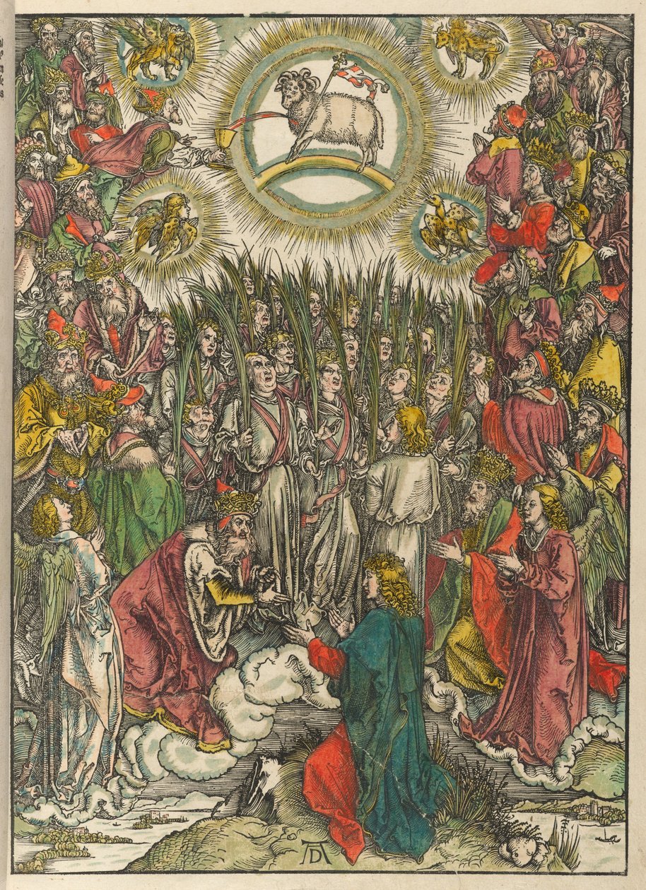 Revelação de São João: A adoração do Cordeiro de Albrecht Dürer