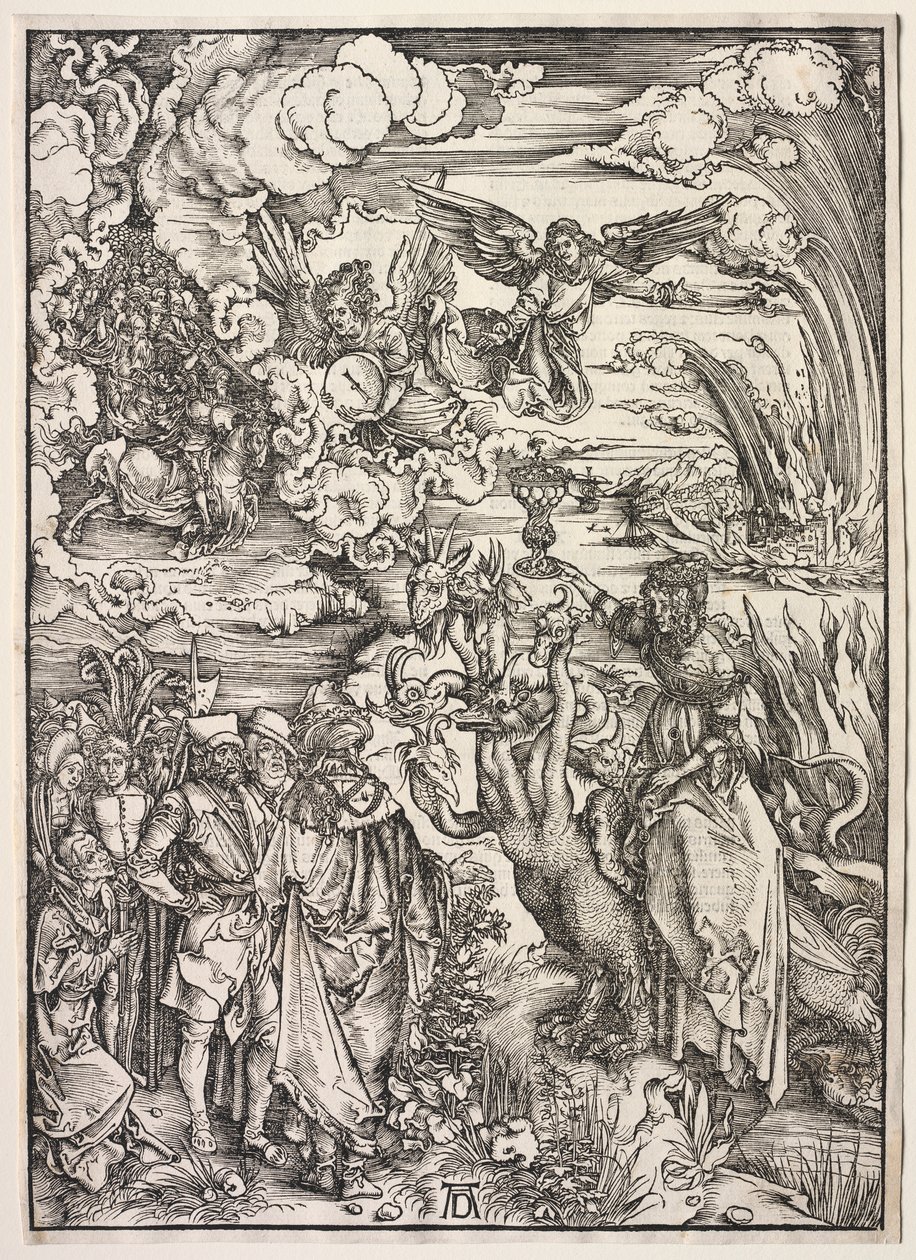 Revelação de São João: A Mulher da Babilônia de Albrecht Dürer