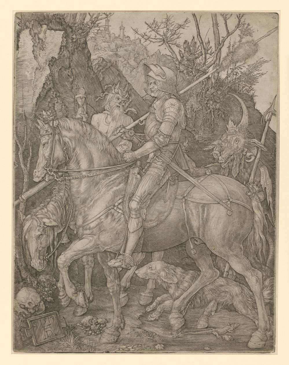 Cavaleiro, Morte e Diabo de Albrecht Dürer