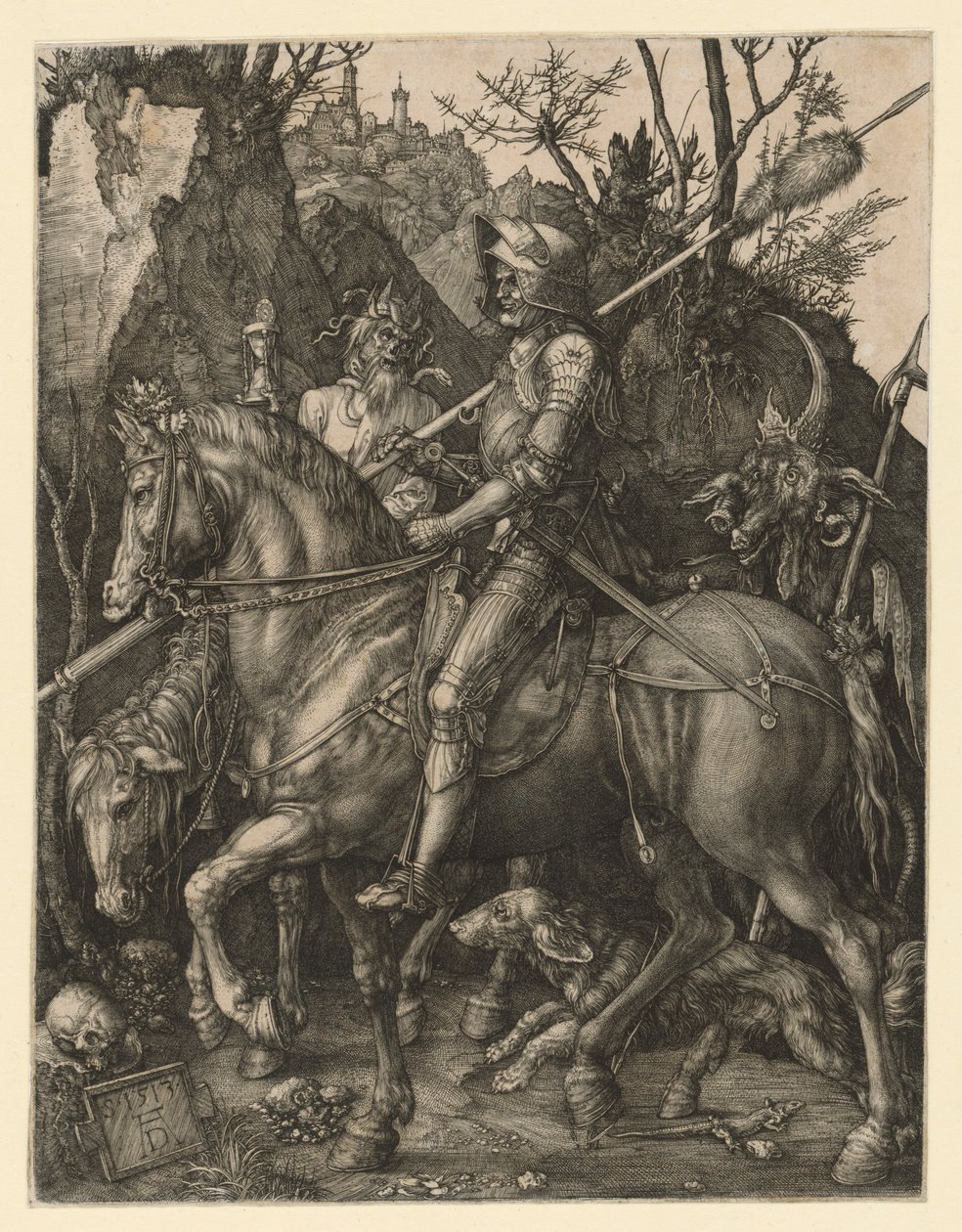 Cavaleiro, Morte e Diabo de Albrecht Dürer