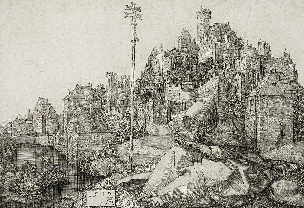 Leitura de Santo António de Albrecht Dürer