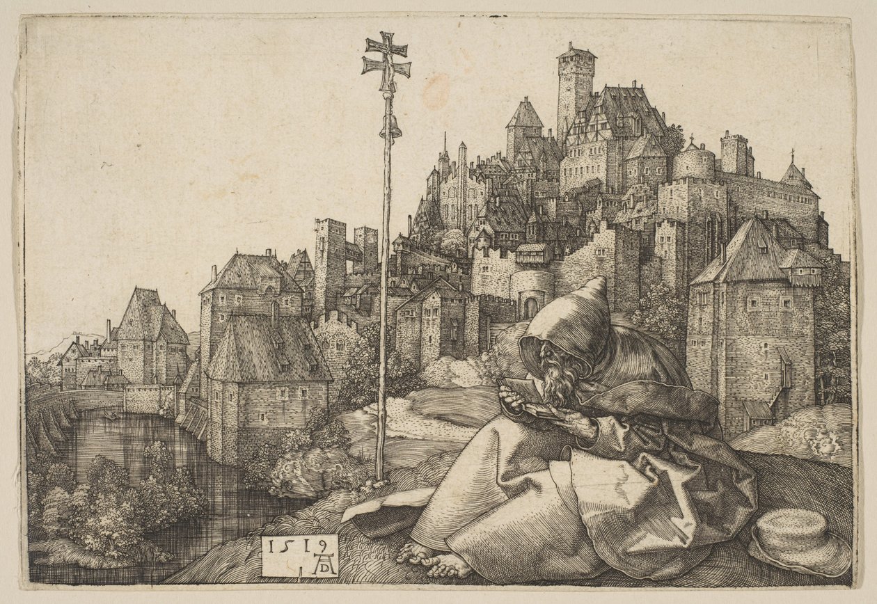 Leitura de Santo António de Albrecht Dürer