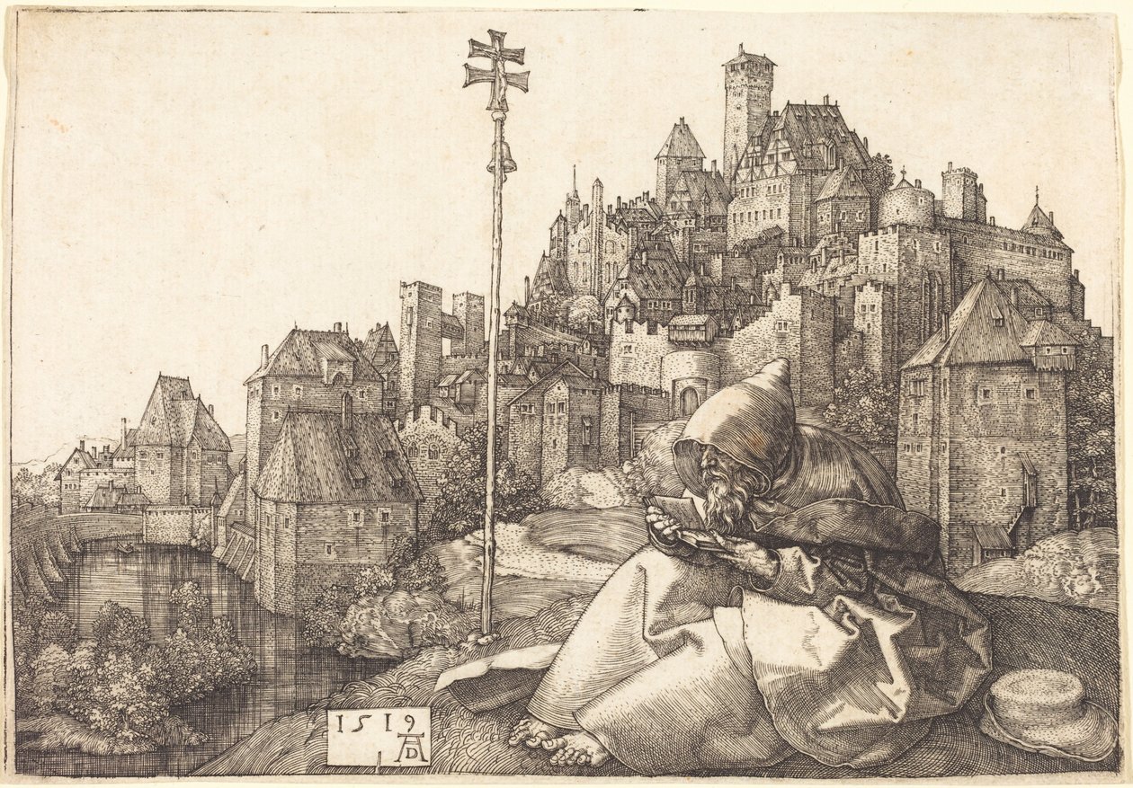 Leitura de Santo António de Albrecht Dürer