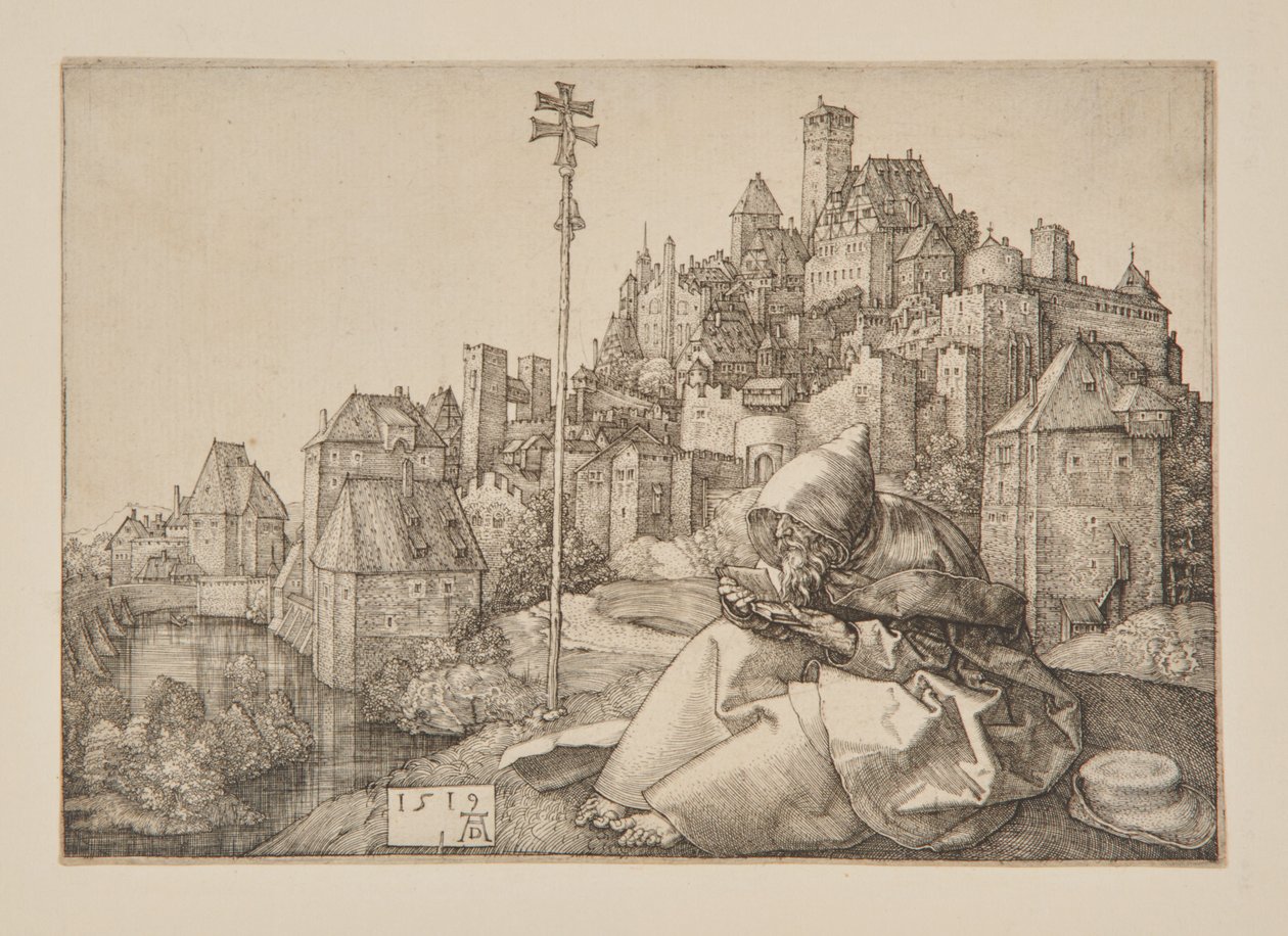 Santo António a ler de Albrecht Dürer