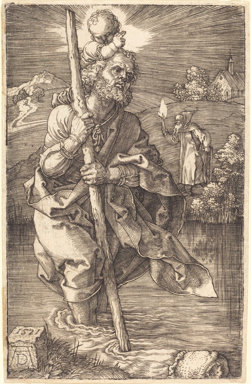 São Cristóvão Virado à Direita de Albrecht Dürer