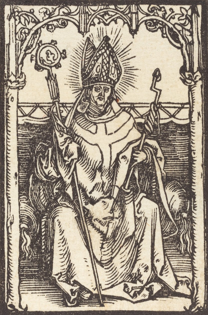 São Erasmo, c. 1500. de Albrecht Dürer