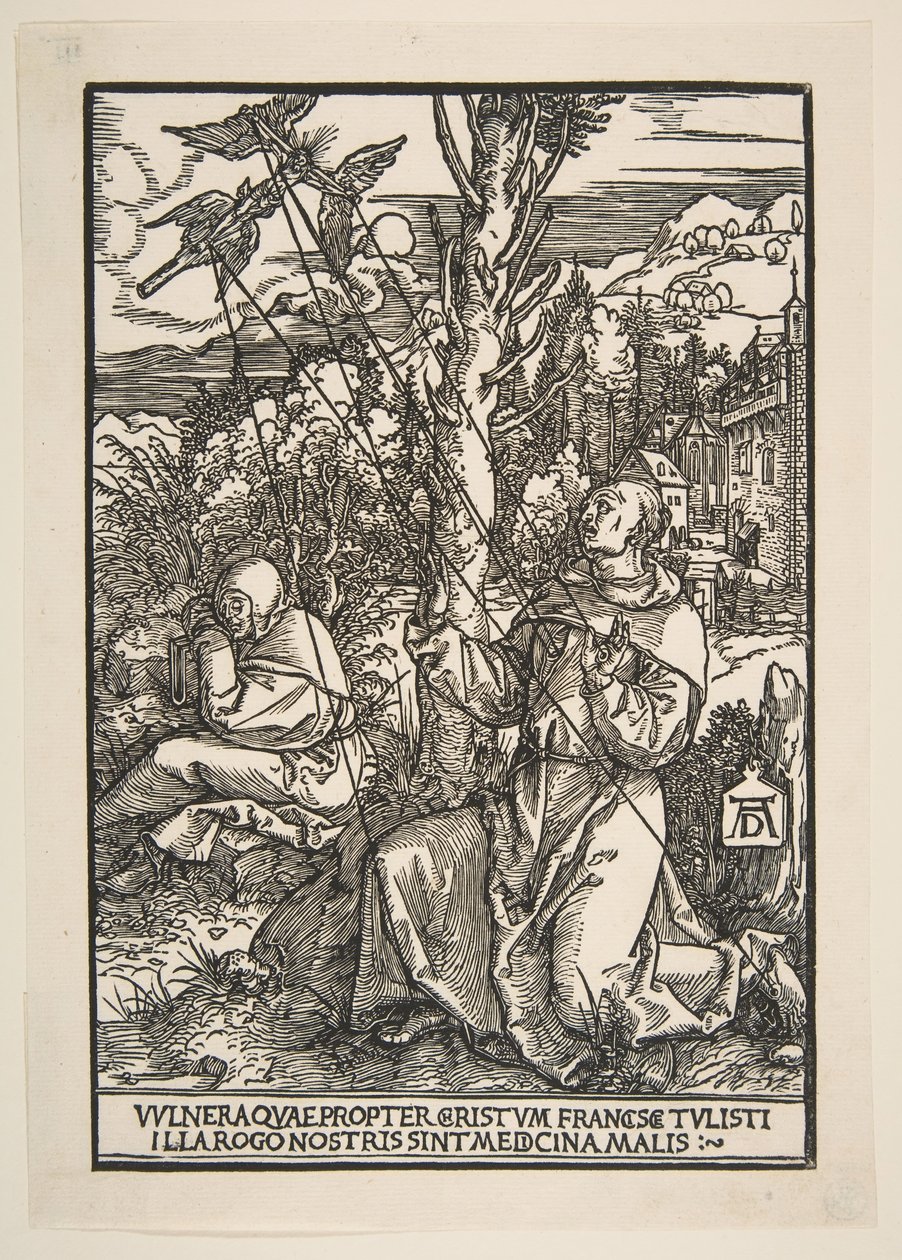 São Francisco Recebendo os Estigmas, ca. 1503 de Albrecht Dürer