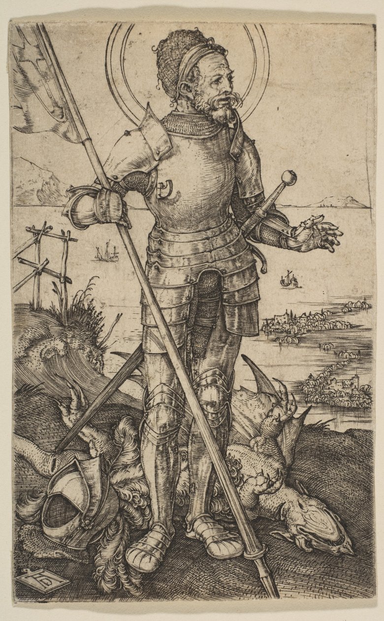São Jorge de pé de Albrecht Dürer