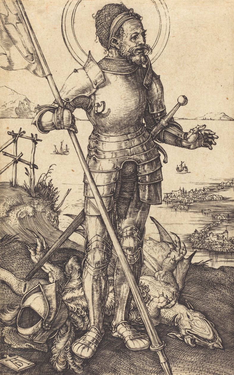 São Jorge Standing, c. 15071508. de Albrecht Dürer