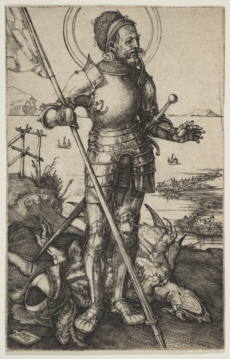 Saint George Standing, ca. 1502 de Albrecht Dürer