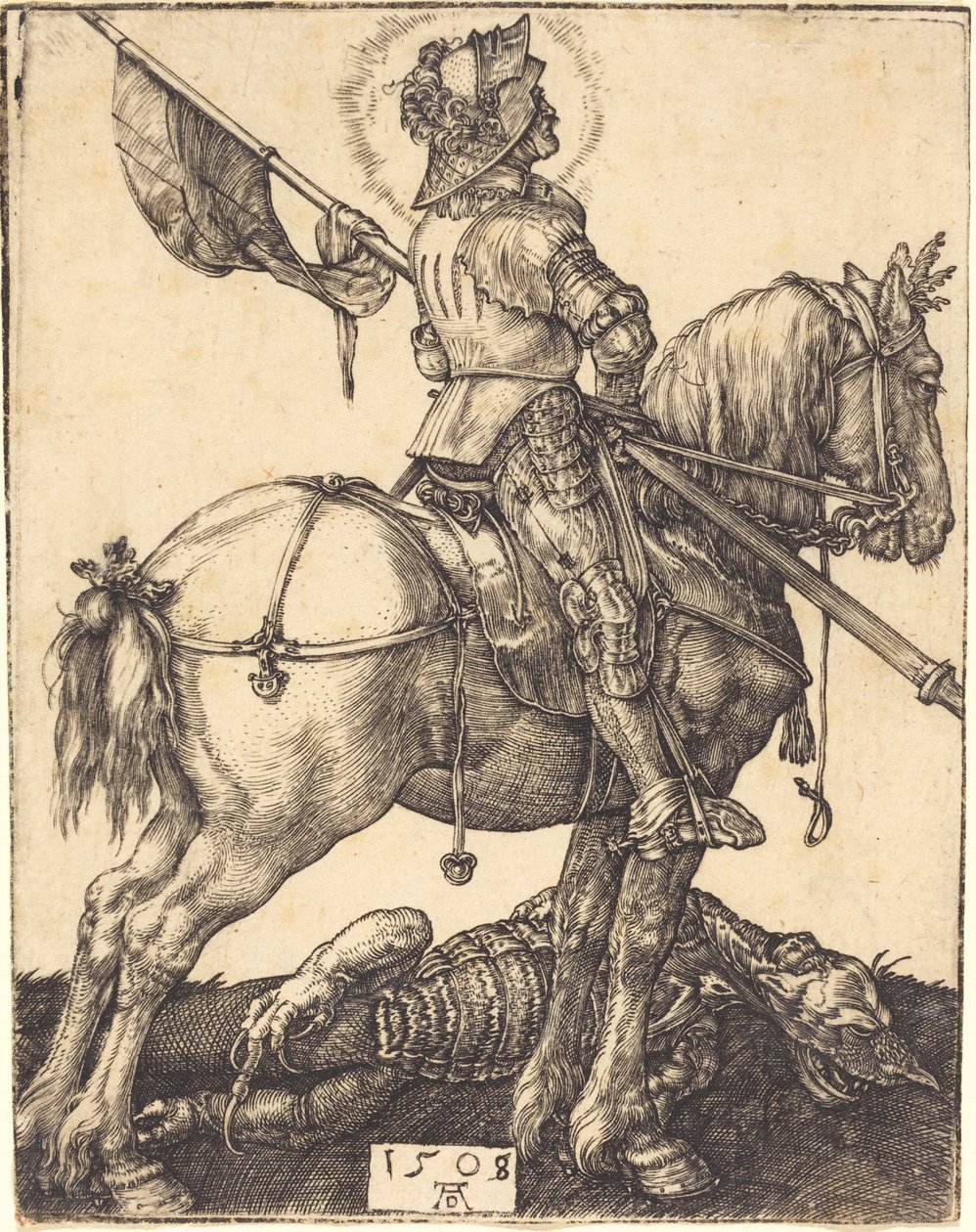 São Jorge a cavalo de Albrecht Dürer