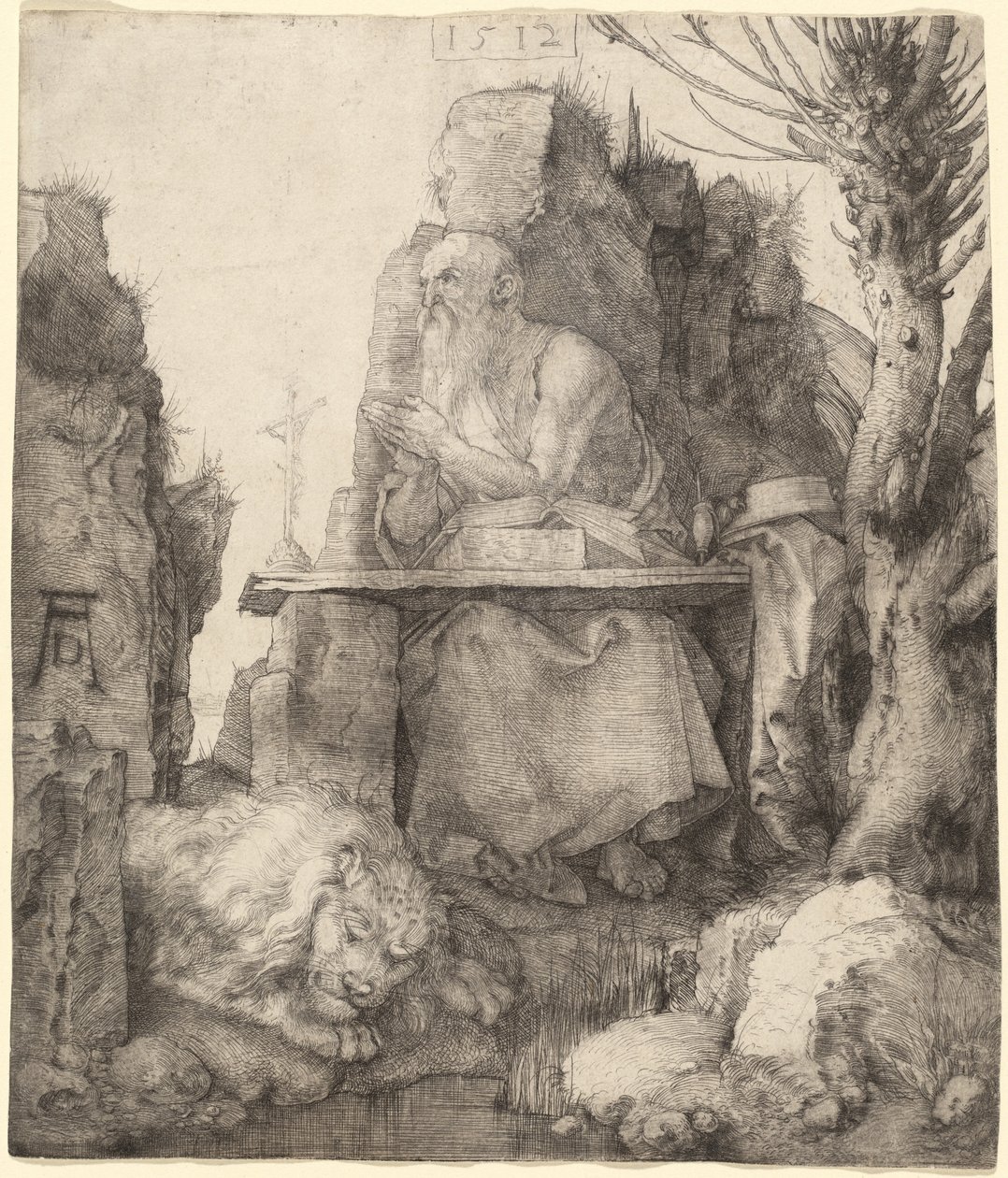 São Jerônimo pelo Salgueiro Pollard de Albrecht Dürer