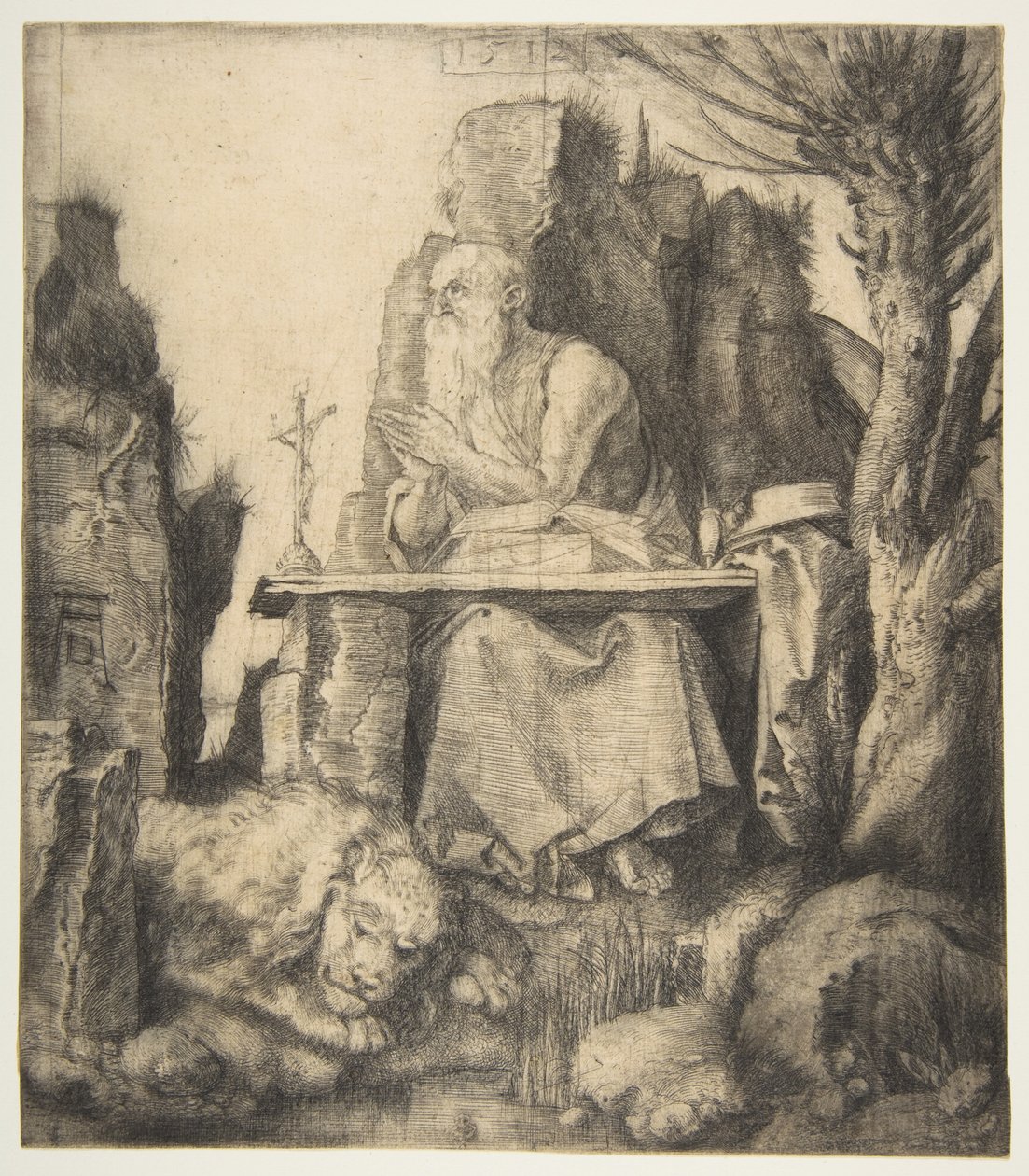 São Jerónimo junto ao salgueiro podado de Albrecht Dürer