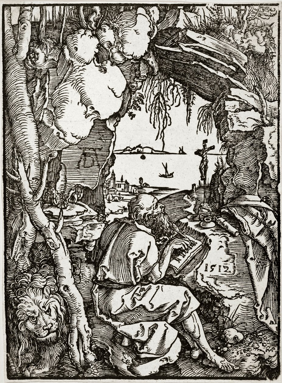 São Jerónimo numa gruta (Bartsch 113) de Albrecht Dürer