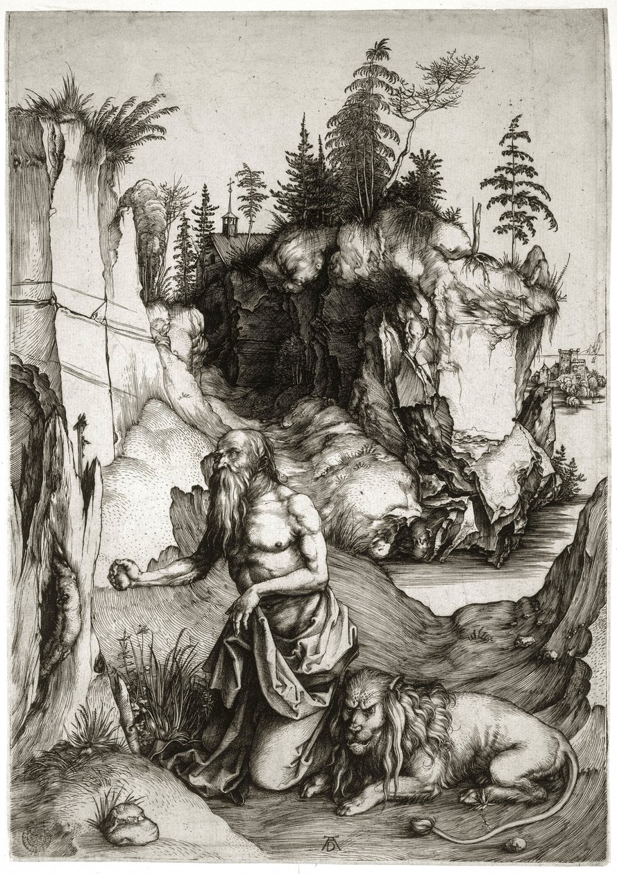 São Jerónimo em penitência (Bartsch 61) de Albrecht Dürer