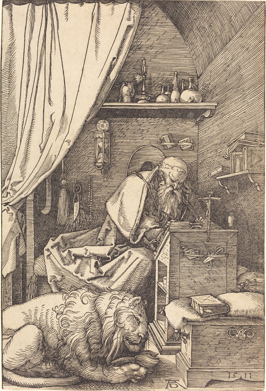 São Jerônimo em sua cela de Albrecht Dürer