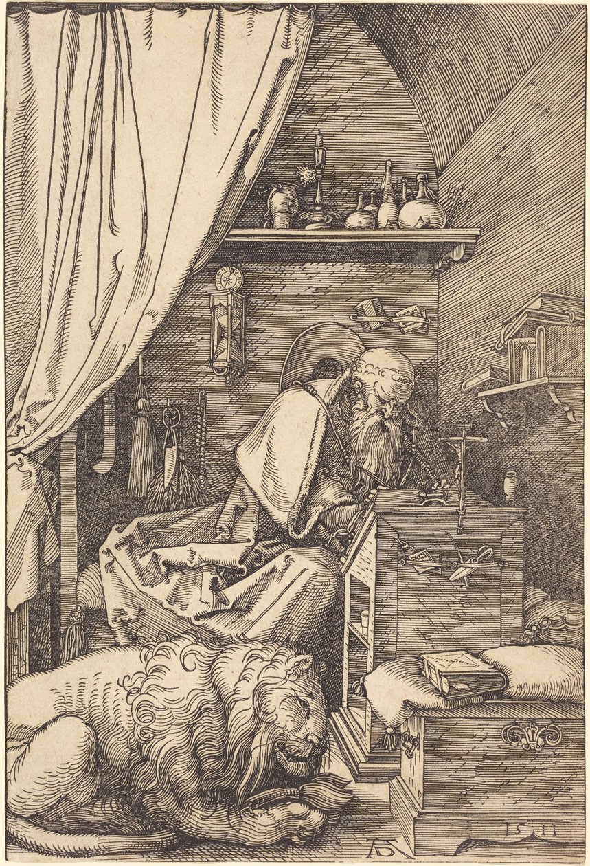 São Jerónimo na sua cela de Albrecht Dürer