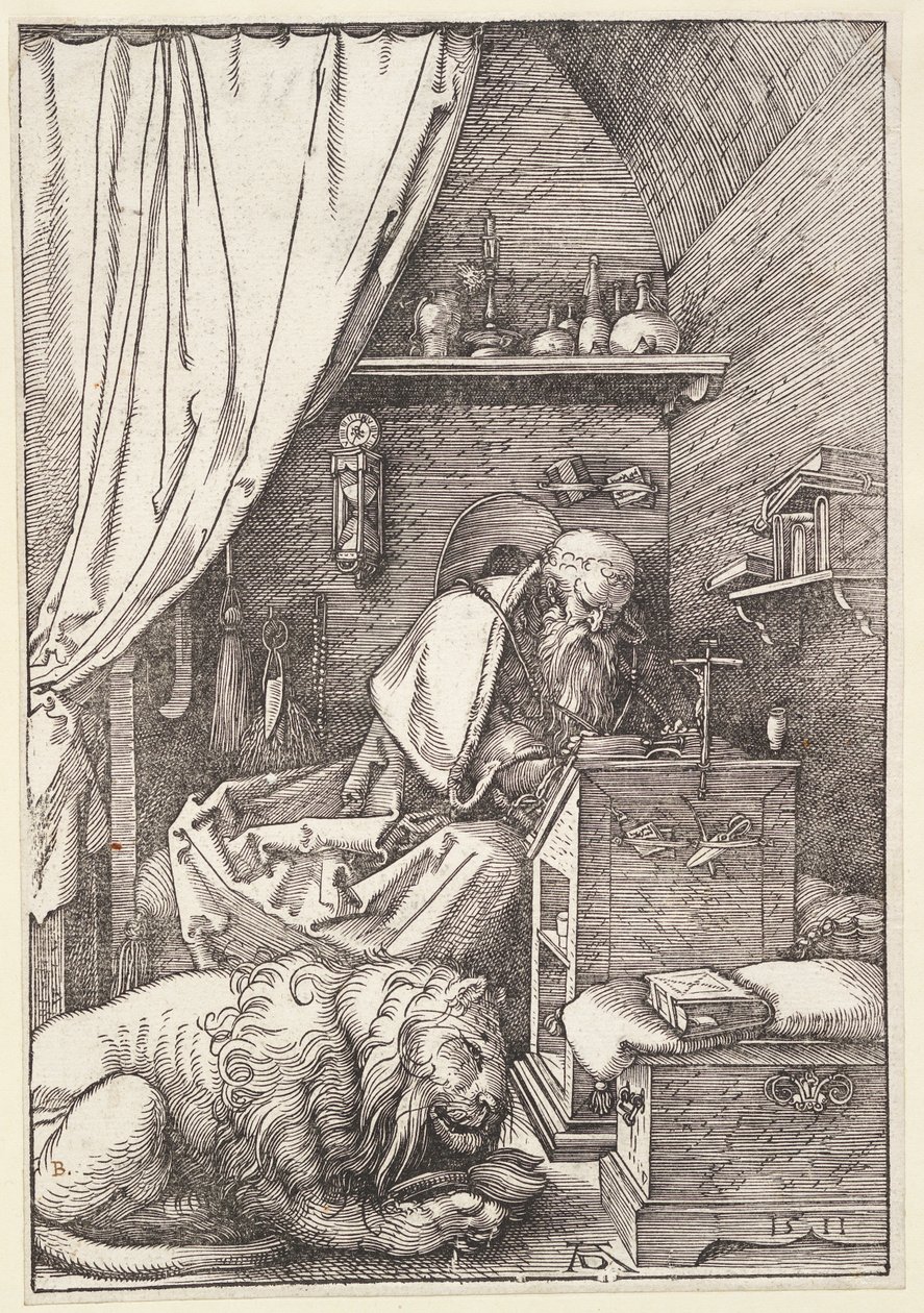 São Jerónimo na sua cela de Albrecht Dürer