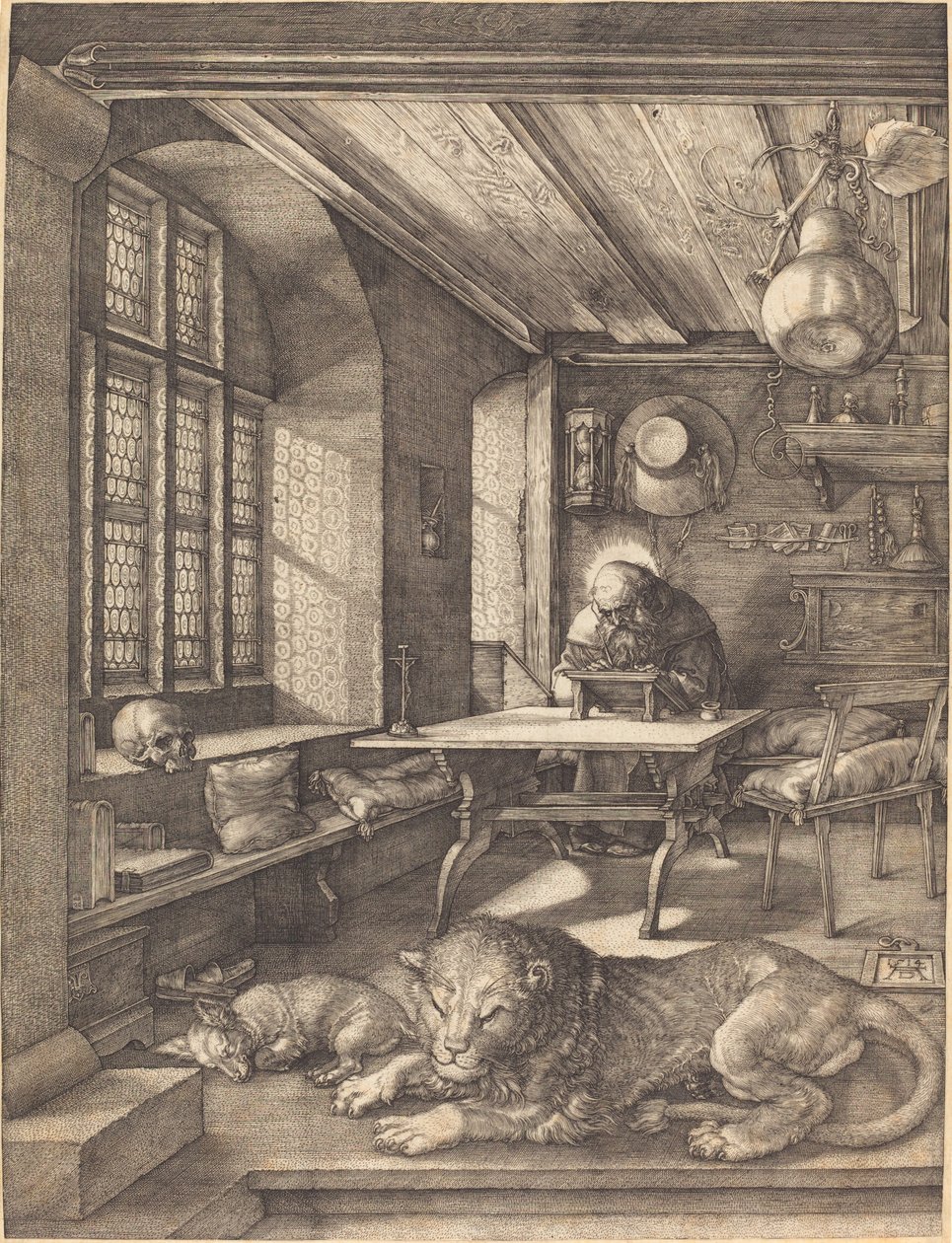 Saint Jerome in His Study de Albrecht Dürer