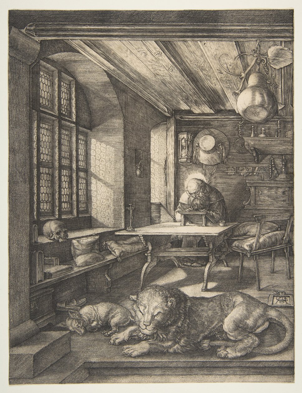 São Jerónimo no seu escritório de Albrecht Dürer