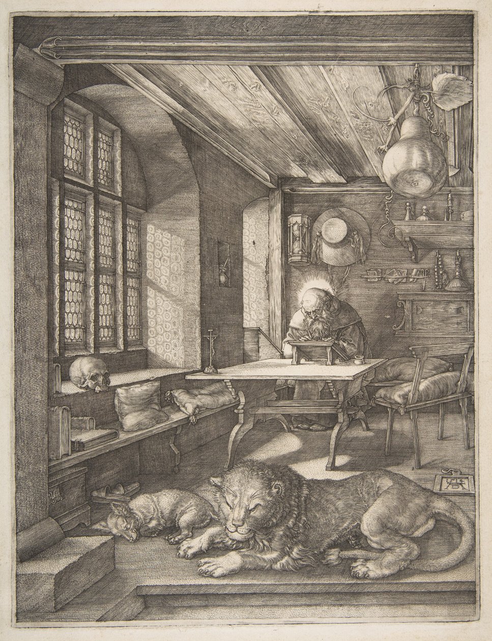 São Jerónimo no seu escritório de Albrecht Dürer