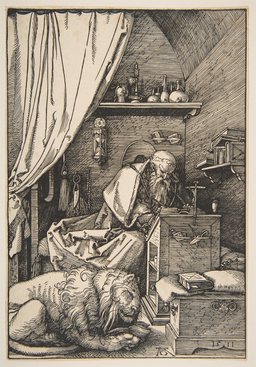 São Jerónimo no seu escritório de Albrecht Dürer