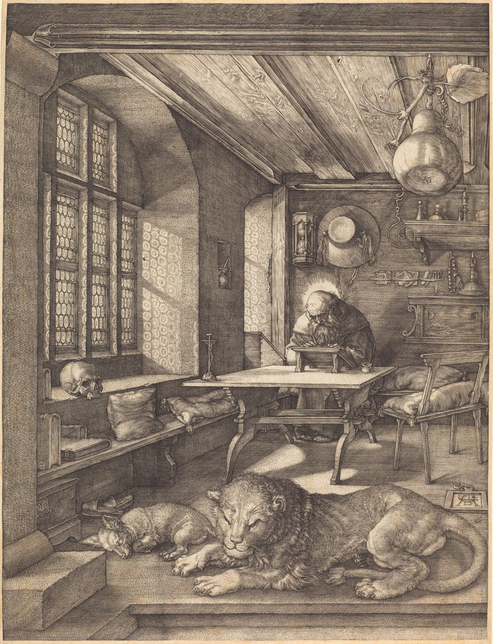 São Jerónimo no seu estúdio de Albrecht Dürer