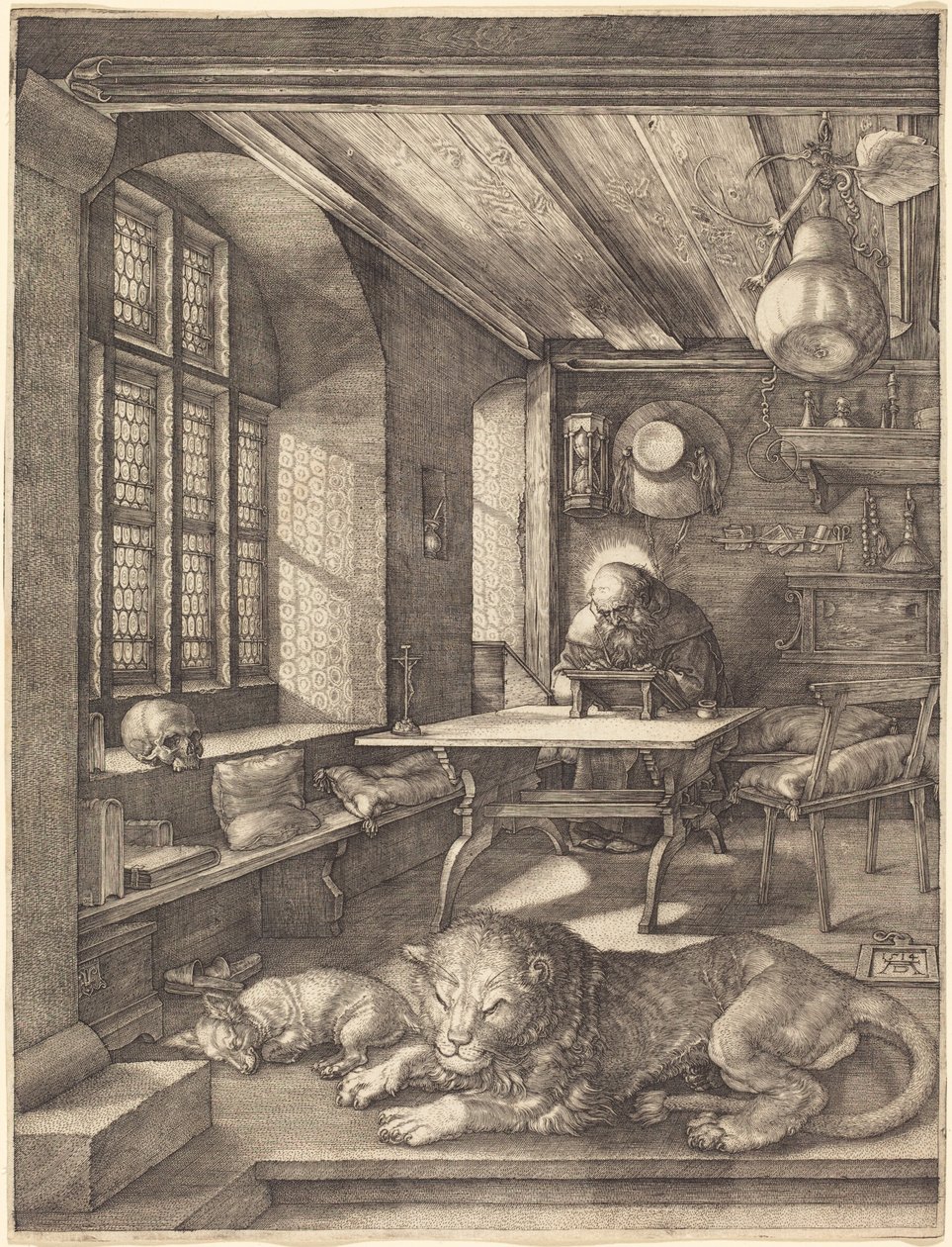 São Jerónimo no seu estudo de Albrecht Dürer
