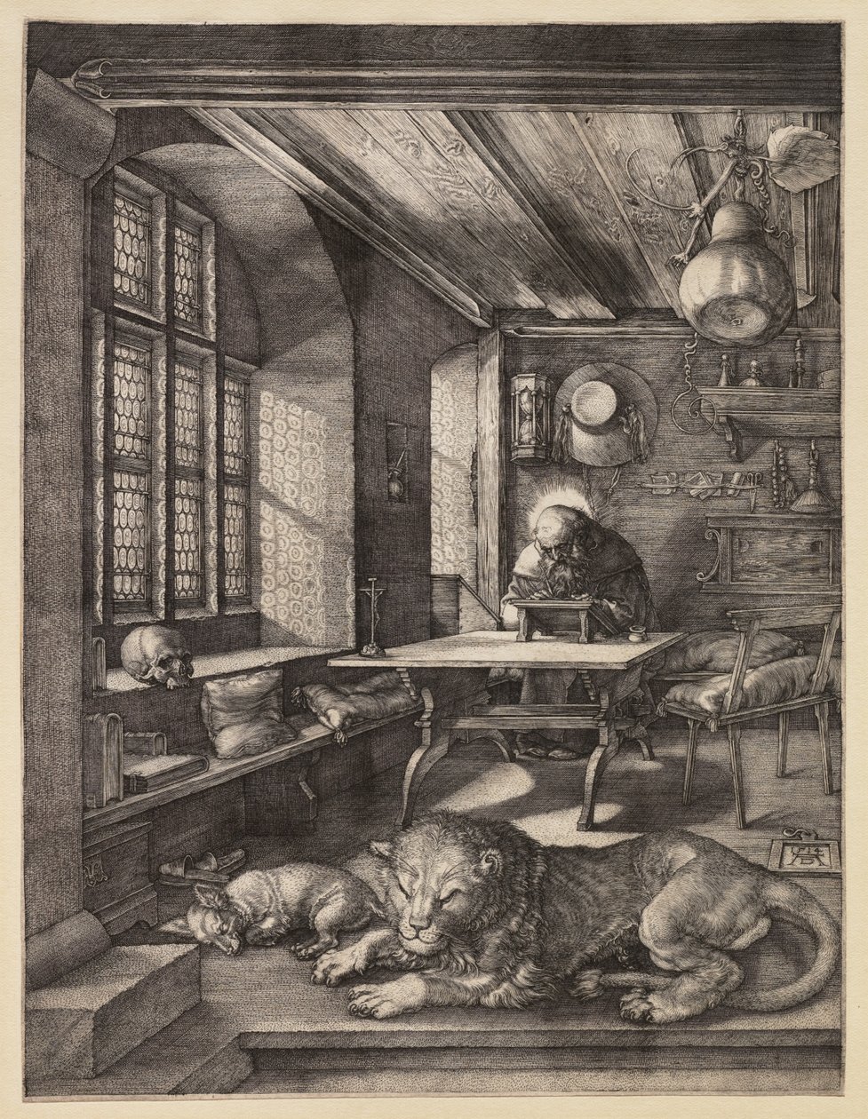 São Jerónimo no seu estudo de Albrecht Dürer
