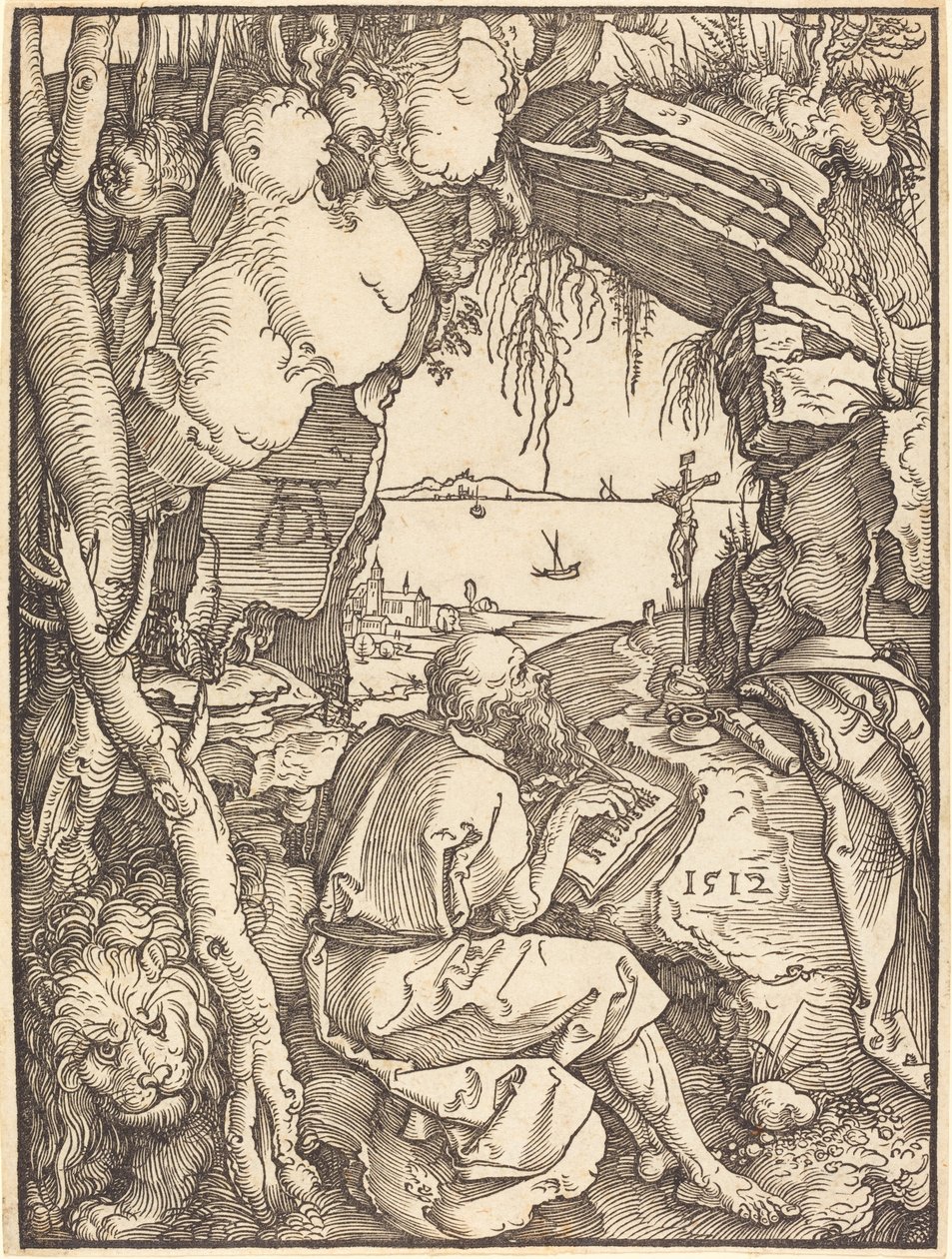 São Jerônimo em uma caverna de Albrecht Dürer