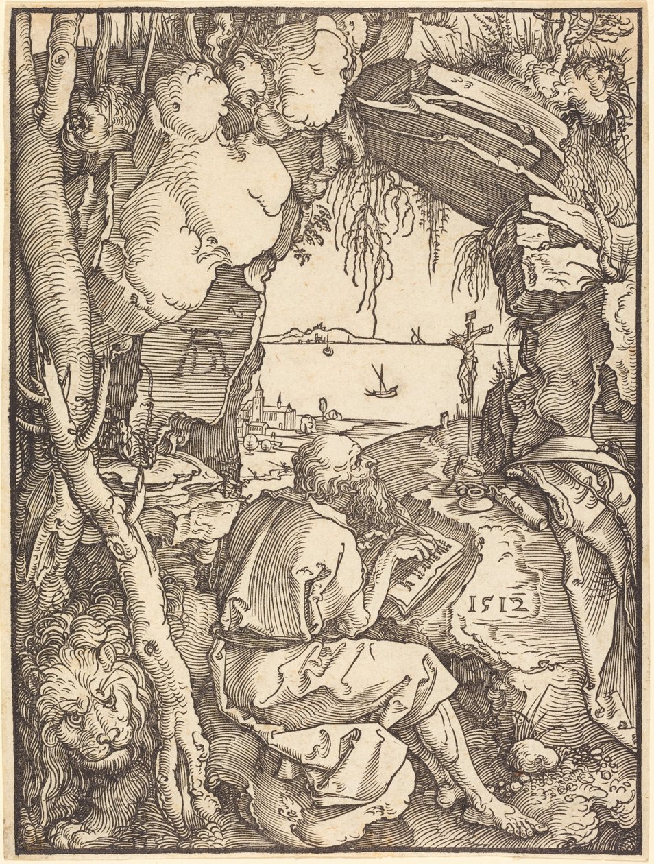 São Jerónimo numa caverna de Albrecht Dürer