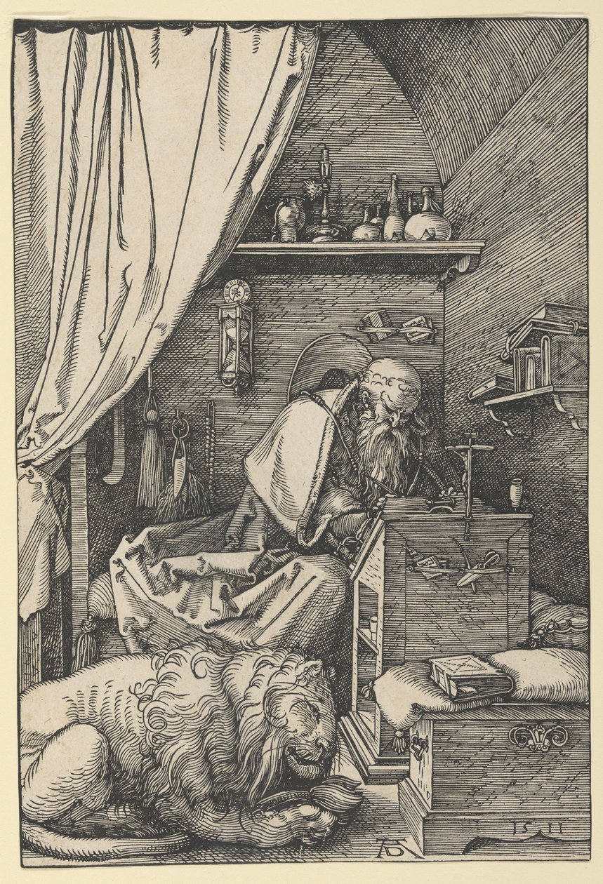 São Jerónimo na sua cela de Albrecht Dürer