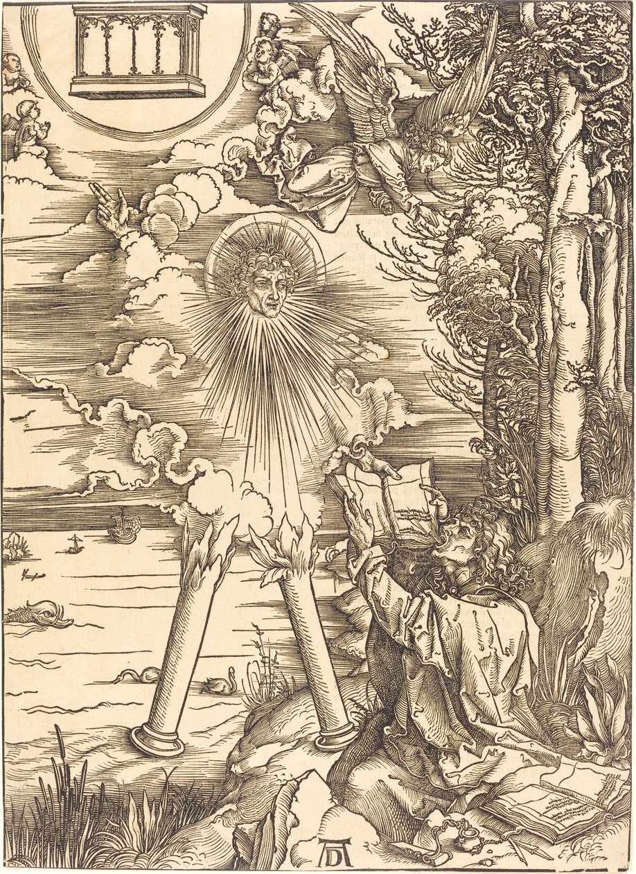 São João devorando o livro de Albrecht Dürer