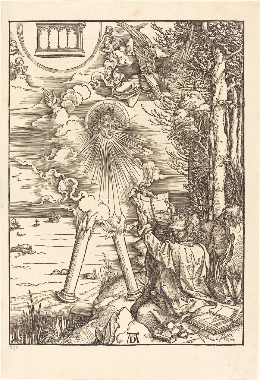 São João devorando o livro de Albrecht Dürer