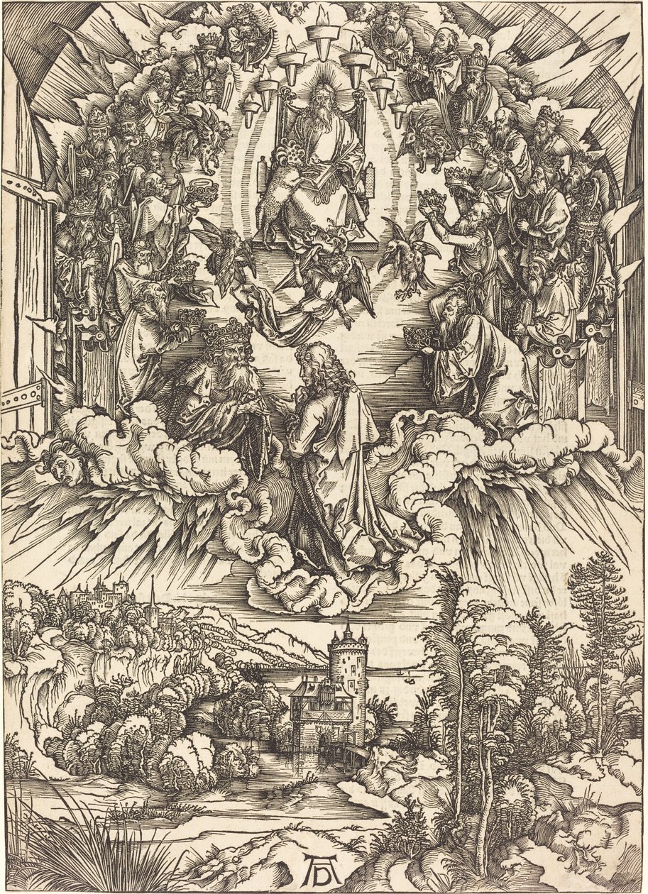 São João diante de Deus e dos Anciãos de Albrecht Dürer