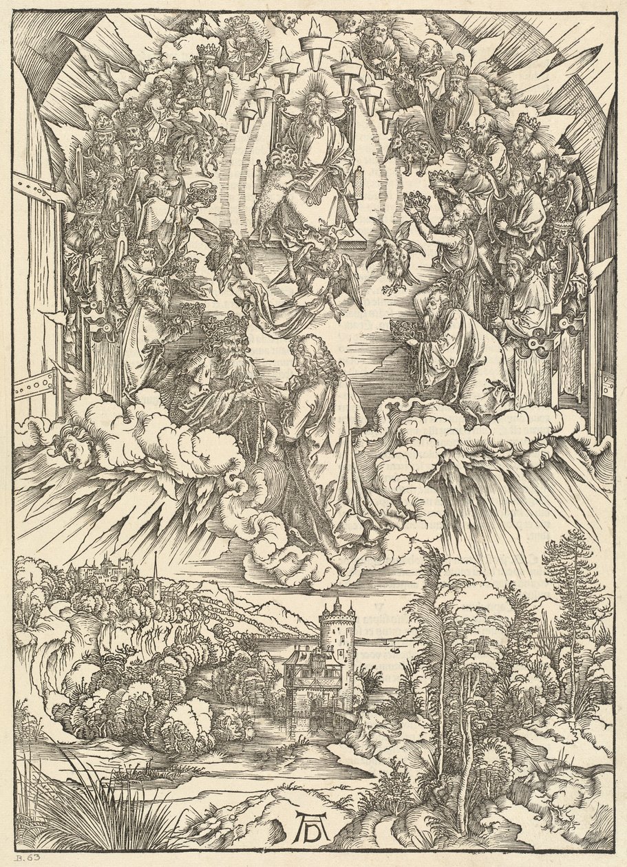 São João diante de Deus e dos Anciãos de Albrecht Dürer