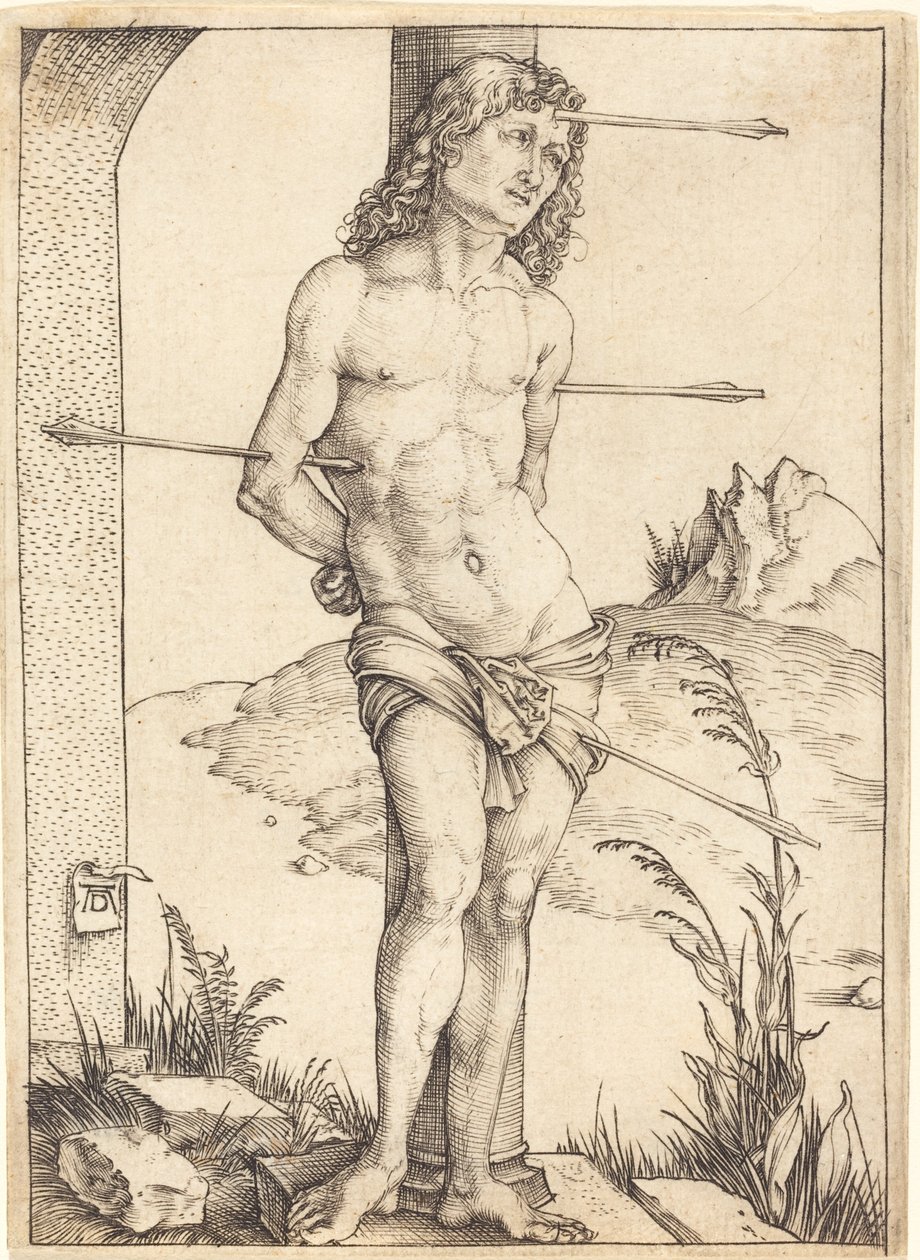 São Sebastião Ligado à Coluna de Albrecht Dürer