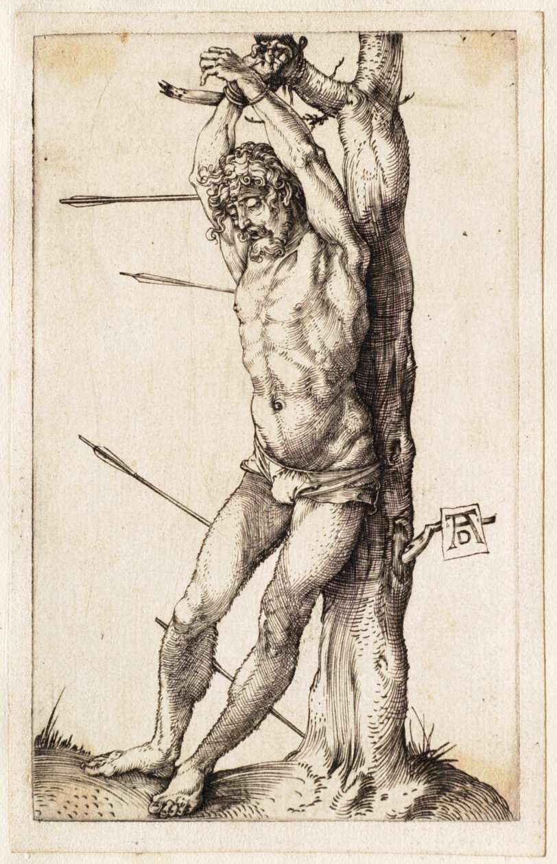 São Sebastião amarrado à árvore de Albrecht Dürer
