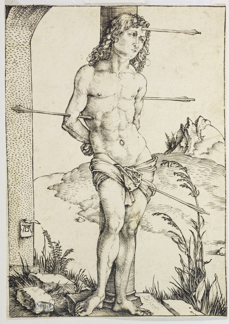 São Sebastião amarrado a uma coluna (Bartsch 56) de Albrecht Dürer