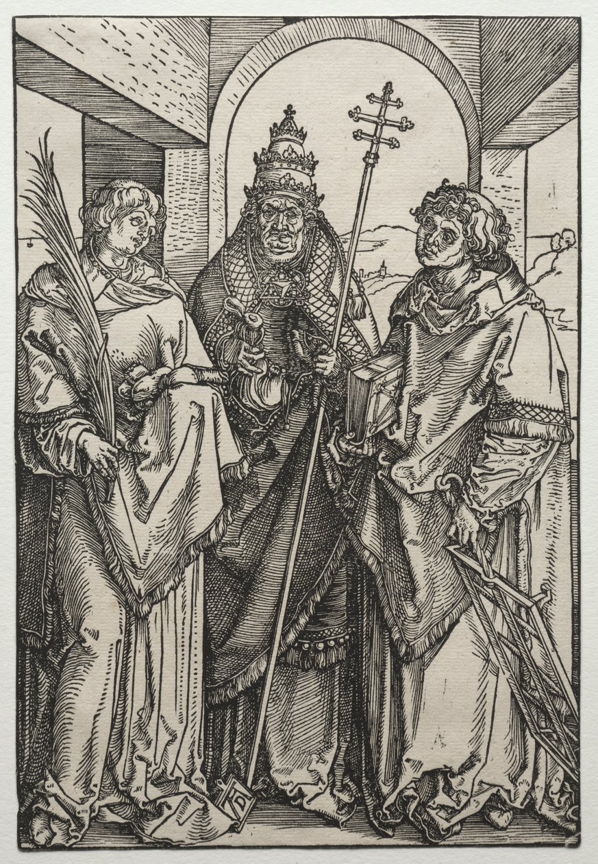 Santos Estevão, Sisto e Lourenço de Albrecht Dürer
