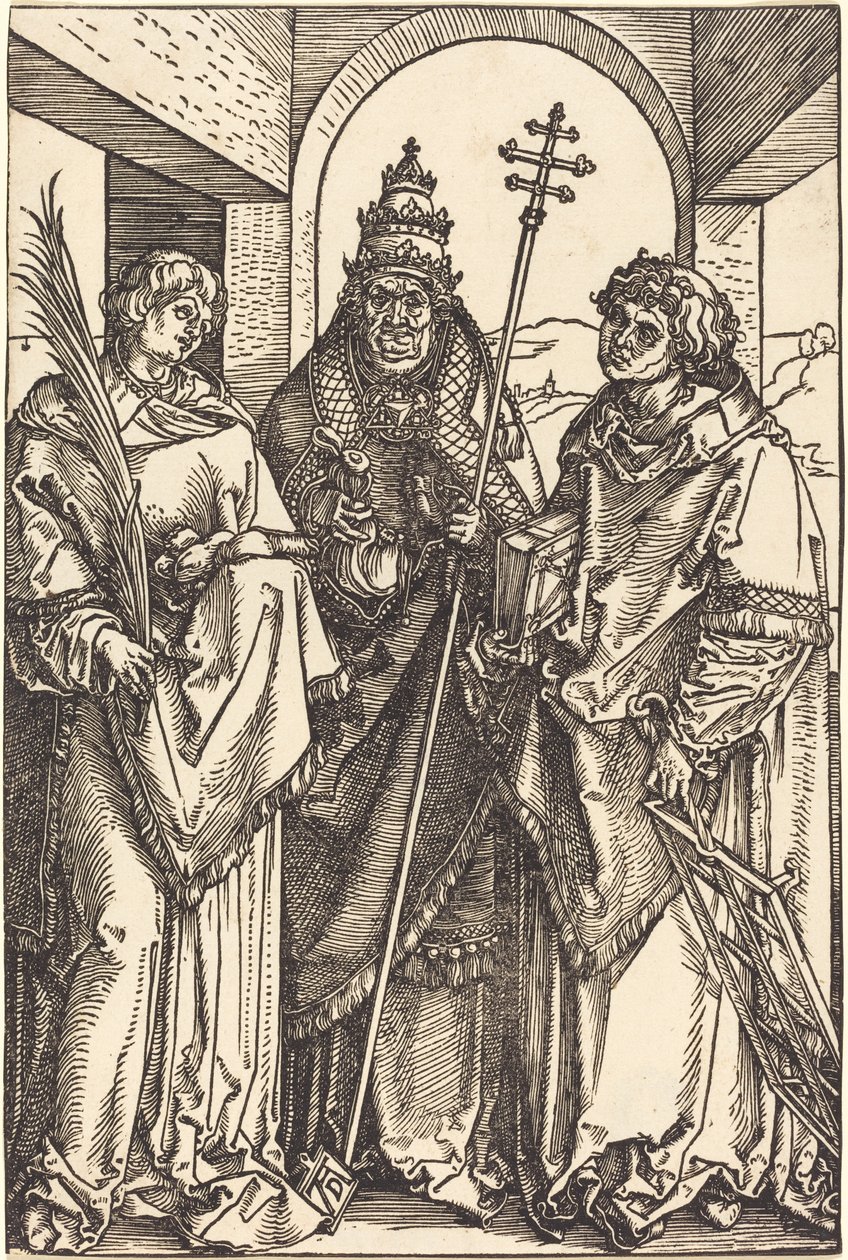 Santos Estevão, Sisto e Lourenço de Albrecht Dürer