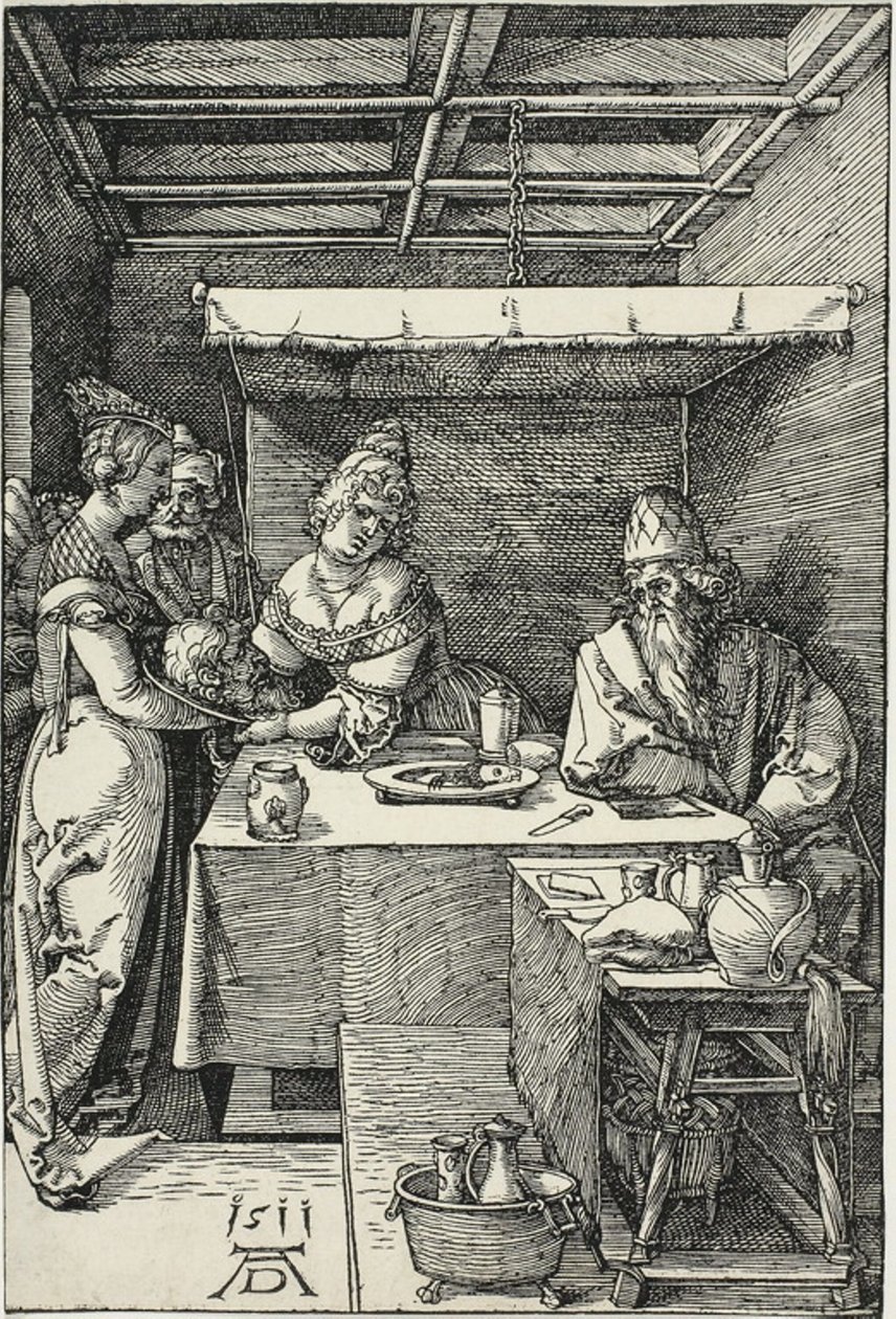 Salomé Apresentando a Cabeça de João Batista a Herodias de Albrecht Dürer