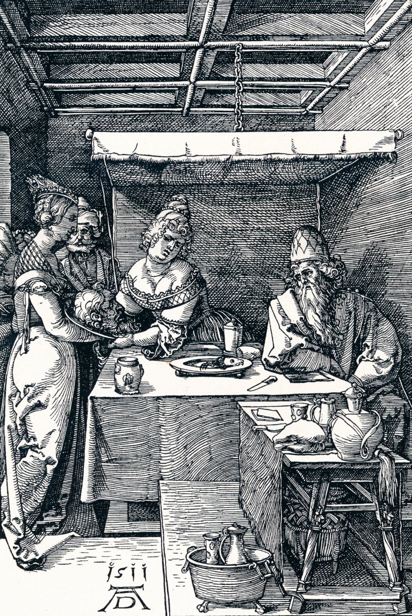 Salomé Apresentando a Cabeça de São João Batista a Herodias, 1511 1906 de Albrecht Dürer