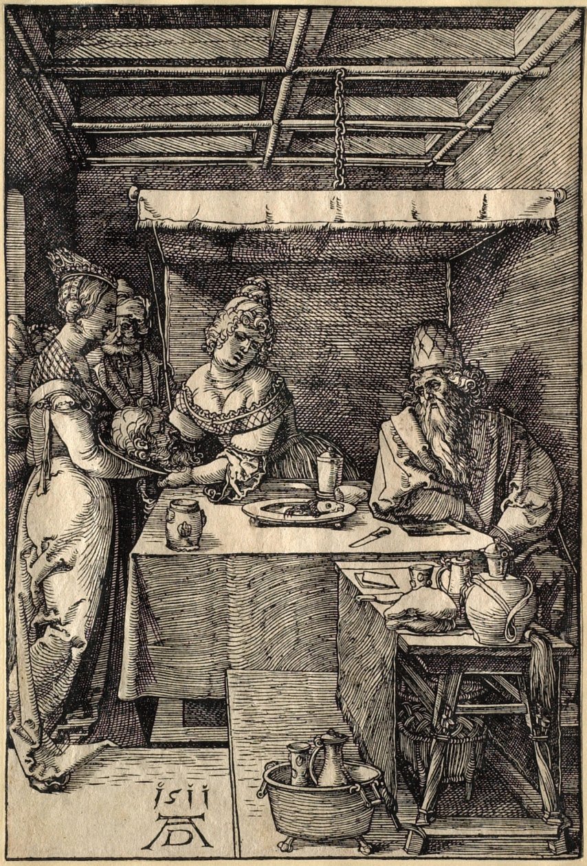 Salomé recebe a cabeça de São João Batista de Albrecht Dürer