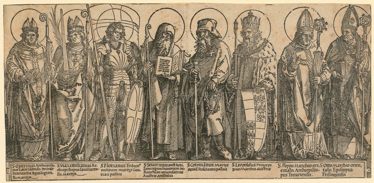 Santos padroeiros da Áustria de Albrecht Dürer
