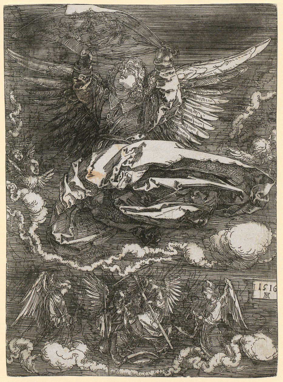 Véu de Verónica segurado por um anjo de Albrecht Dürer