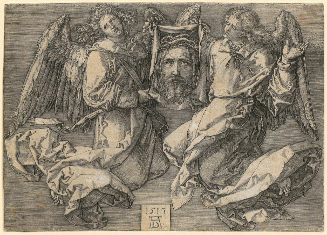 Sudário sustentado por dois anjos de Albrecht Dürer