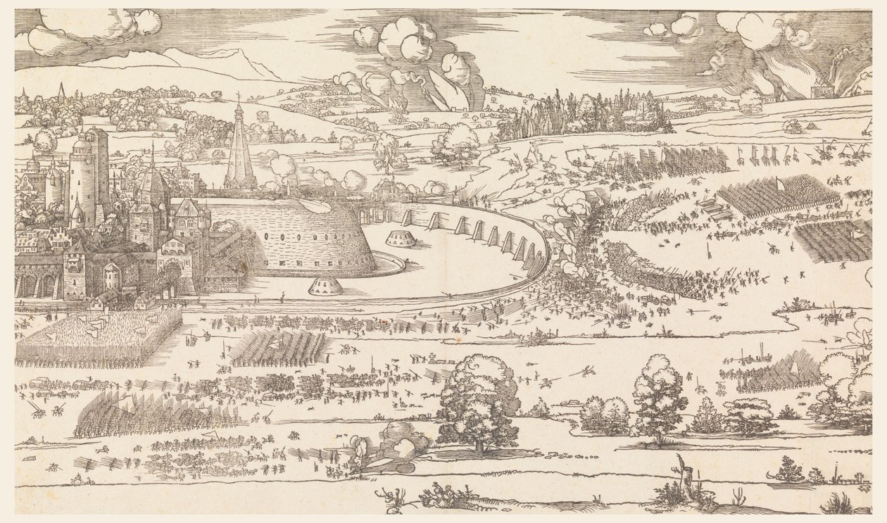 Cerco de uma Cidade (Parte 1) de Albrecht Dürer