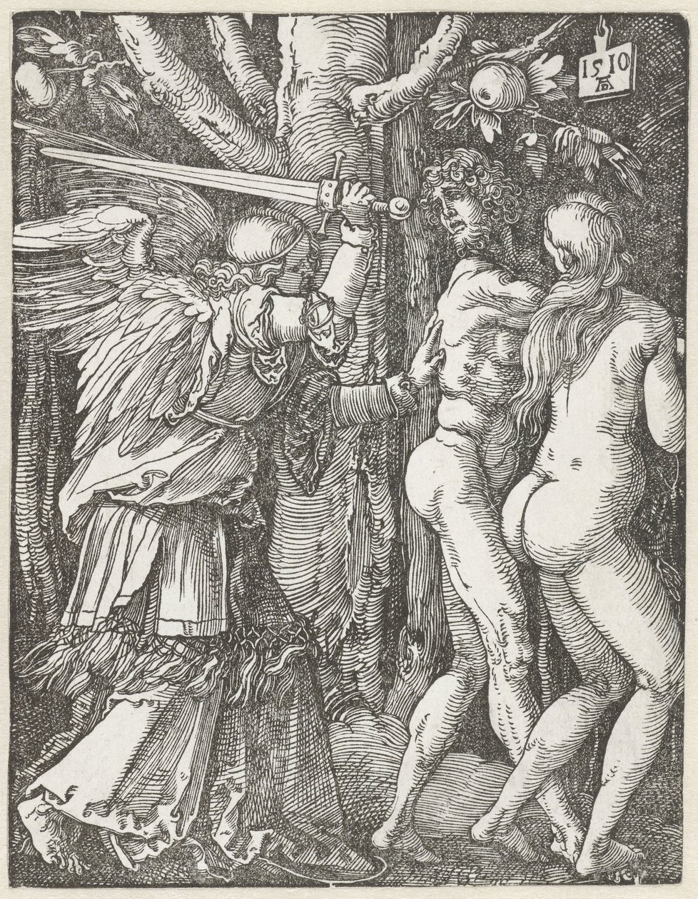 Pequena Paixão: 2. Expulsão do Paraíso de Albrecht Dürer