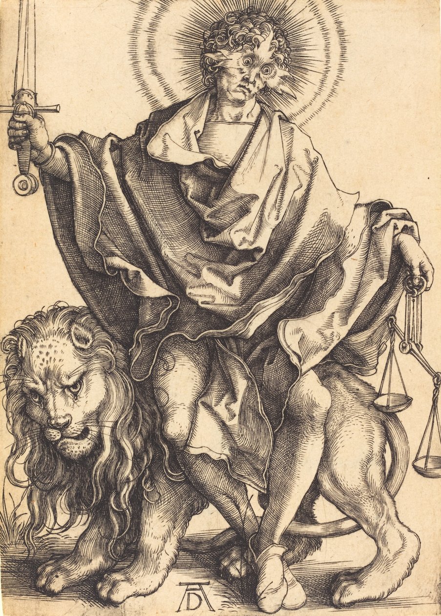 Sol da Justiça Sol da Retidão 14991500. de Albrecht Dürer